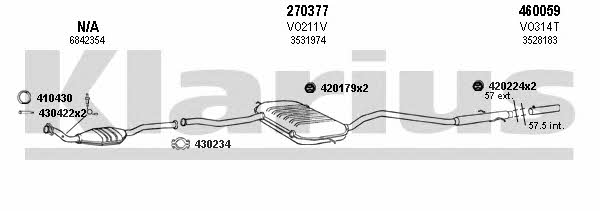  960227E Exhaust system 960227E: Buy near me in Poland at 2407.PL - Good price!