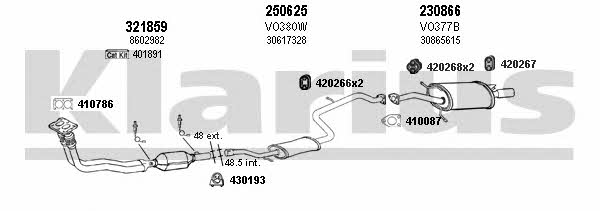  960318E Exhaust system 960318E: Buy near me in Poland at 2407.PL - Good price!