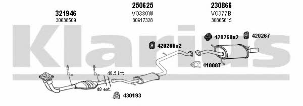 960320E Exhaust system 960320E: Buy near me in Poland at 2407.PL - Good price!