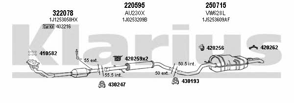  790343E Exhaust system 790343E: Buy near me in Poland at 2407.PL - Good price!