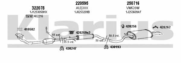  790344E Exhaust system 790344E: Buy near me in Poland at 2407.PL - Good price!