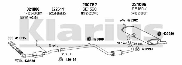  790394E Exhaust system 790394E: Buy near me in Poland at 2407.PL - Good price!