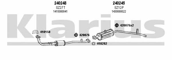  820014E Exhaust system 820014E: Buy near me in Poland at 2407.PL - Good price!