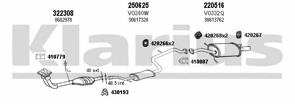  960329E Система выпуска отработаных газов 960329E: Отличная цена - Купить в Польше на 2407.PL!