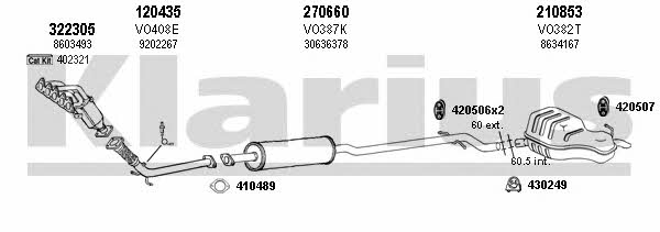  960342E Exhaust system 960342E: Buy near me in Poland at 2407.PL - Good price!