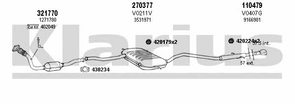  960364E Układ wydechowy 960364E: Dobra cena w Polsce na 2407.PL - Kup Teraz!