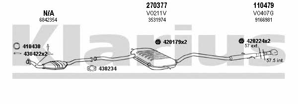  960366E Układ wydechowy 960366E: Dobra cena w Polsce na 2407.PL - Kup Teraz!