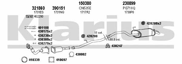  630999E Abgasanlage 630999E: Kaufen Sie zu einem guten Preis in Polen bei 2407.PL!