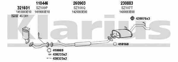 Klarius 820099E Abgasanlage 820099E: Kaufen Sie zu einem guten Preis in Polen bei 2407.PL!