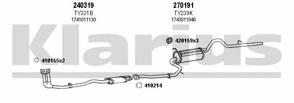  900130E Exhaust system 900130E: Buy near me in Poland at 2407.PL - Good price!