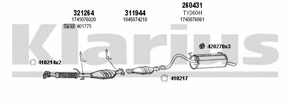  900214E Abgasanlage 900214E: Kaufen Sie zu einem guten Preis in Polen bei 2407.PL!