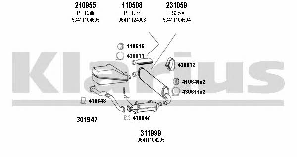 680020E Exhaust system 680020E: Buy near me in Poland at 2407.PL - Good price!