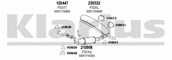  680021E Exhaust system 680021E: Buy near me in Poland at 2407.PL - Good price!