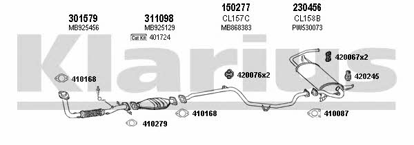  700014E Exhaust system 700014E: Buy near me in Poland at 2407.PL - Good price!