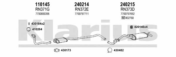  720166E Układ wydechowy 720166E: Dobra cena w Polsce na 2407.PL - Kup Teraz!