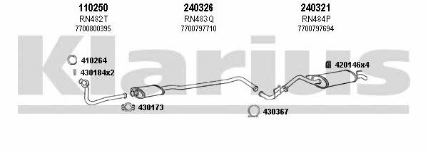  720199E Exhaust system 720199E: Buy near me in Poland at 2407.PL - Good price!