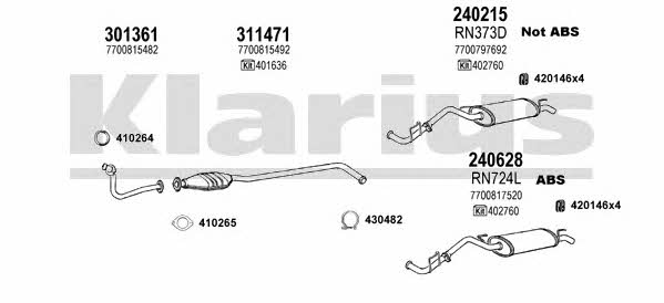  720210E Exhaust system 720210E: Buy near me in Poland at 2407.PL - Good price!