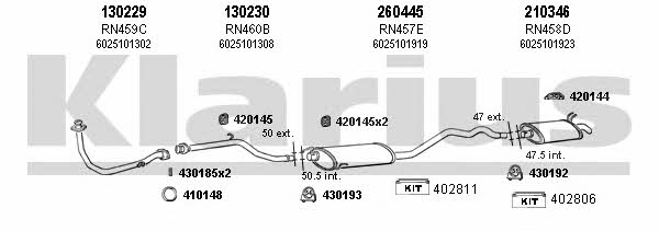  720220E Układ wydechowy 720220E: Dobra cena w Polsce na 2407.PL - Kup Teraz!