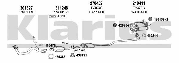  900280E Abgasanlage 900280E: Kaufen Sie zu einem guten Preis in Polen bei 2407.PL!