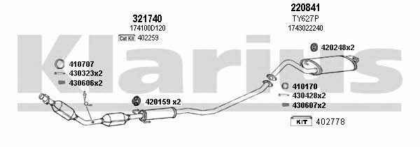  900435E Exhaust system 900435E: Buy near me in Poland at 2407.PL - Good price!