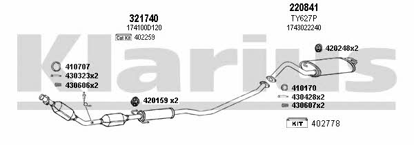  900437E Exhaust system 900437E: Buy near me in Poland at 2407.PL - Good price!
