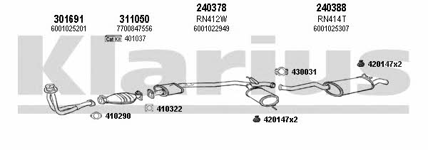  720306E Exhaust system 720306E: Buy near me in Poland at 2407.PL - Good price!