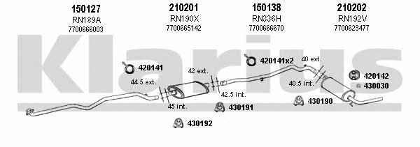  720419E Abgasanlage 720419E: Kaufen Sie zu einem guten Preis in Polen bei 2407.PL!