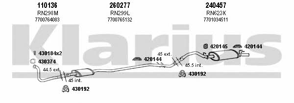  720576E Układ wydechowy 720576E: Dobra cena w Polsce na 2407.PL - Kup Teraz!