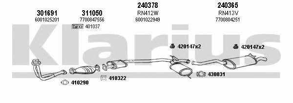  720631E Exhaust system 720631E: Buy near me in Poland at 2407.PL - Good price!