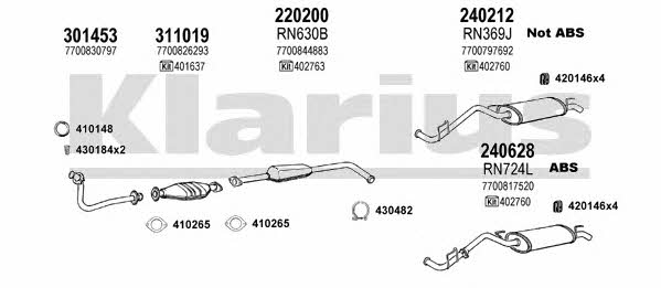  720691E Exhaust system 720691E: Buy near me in Poland at 2407.PL - Good price!