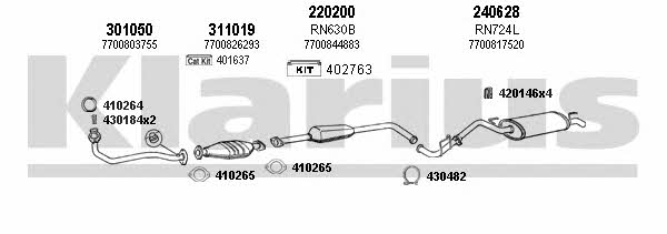  720768E Exhaust system 720768E: Buy near me in Poland at 2407.PL - Good price!