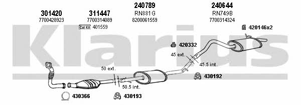  720816E Układ wydechowy 720816E: Dobra cena w Polsce na 2407.PL - Kup Teraz!