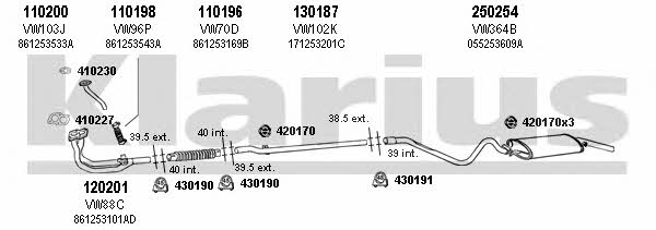  930537E Abgasanlage 930537E: Kaufen Sie zu einem guten Preis in Polen bei 2407.PL!