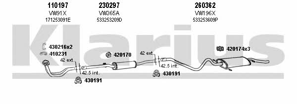  930547E Exhaust system 930547E: Buy near me in Poland at 2407.PL - Good price!
