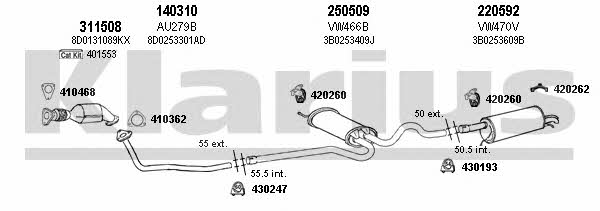  930694E Exhaust system 930694E: Buy near me in Poland at 2407.PL - Good price!