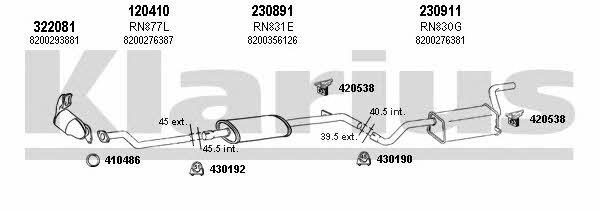  720871E Układ wydechowy 720871E: Dobra cena w Polsce na 2407.PL - Kup Teraz!