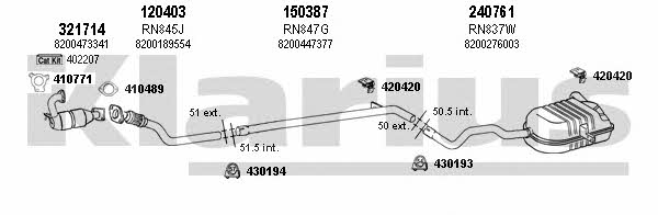  720914E Exhaust system 720914E: Buy near me in Poland at 2407.PL - Good price!