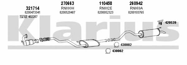  720924E Abgasanlage 720924E: Kaufen Sie zu einem guten Preis in Polen bei 2407.PL!