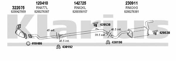  721007E Układ wydechowy 721007E: Dobra cena w Polsce na 2407.PL - Kup Teraz!