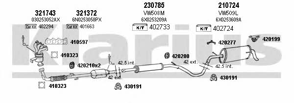 Klarius 930851E Abgasanlage 930851E: Kaufen Sie zu einem guten Preis in Polen bei 2407.PL!