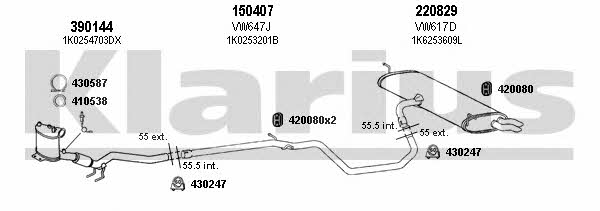  930982E Exhaust system 930982E: Buy near me in Poland at 2407.PL - Good price!