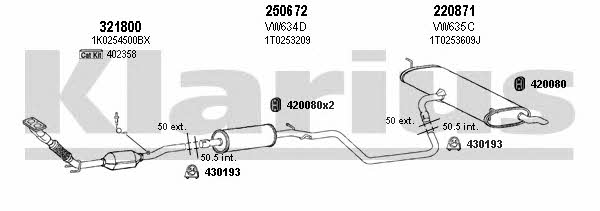  931036E Exhaust system 931036E: Buy near me in Poland at 2407.PL - Good price!