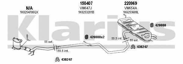  931140E Exhaust system 931140E: Buy near me in Poland at 2407.PL - Good price!