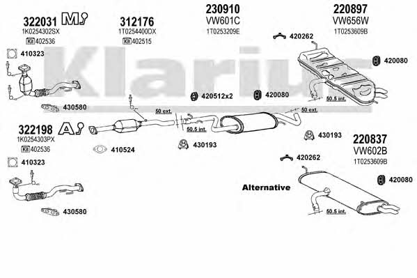  931142E Exhaust system 931142E: Buy near me in Poland at 2407.PL - Good price!