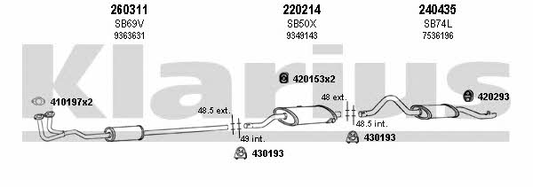  750031E Exhaust system 750031E: Buy near me in Poland at 2407.PL - Good price!