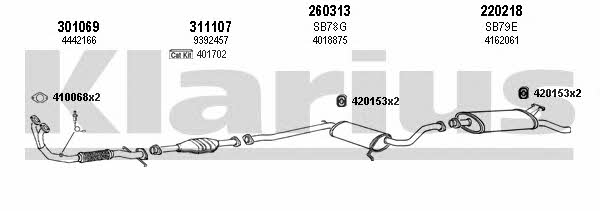  750039E Exhaust system 750039E: Buy near me in Poland at 2407.PL - Good price!