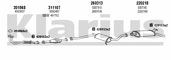  750077E Exhaust system 750077E: Buy near me in Poland at 2407.PL - Good price!