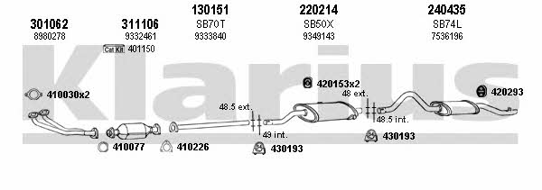  750104E Exhaust system 750104E: Buy near me in Poland at 2407.PL - Good price!