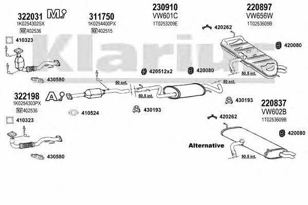  931685E Система випуску відпрацьованих газів 931685E: Приваблива ціна - Купити у Польщі на 2407.PL!