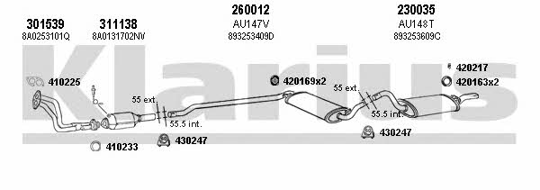  940076E Abgasanlage 940076E: Kaufen Sie zu einem guten Preis in Polen bei 2407.PL!